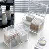 Holder Dispenser Swab Storage Box, Cotton Swab/Pad/Ball Holder Container Storage, An Acrylic Tissue Box for Beauty Salons