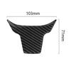 Replacement For Honda Civic 10th Gen 2016-2019 Steering Wheel Bottom Decor Cover Carbon Fiber Sticker