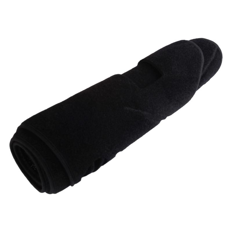 Black Polyester Car Non-Slip Dashmat Dashboard Cover Pad Protector with HUD Hole Fit for Mazda CX-3 2015- Left Hand Drive