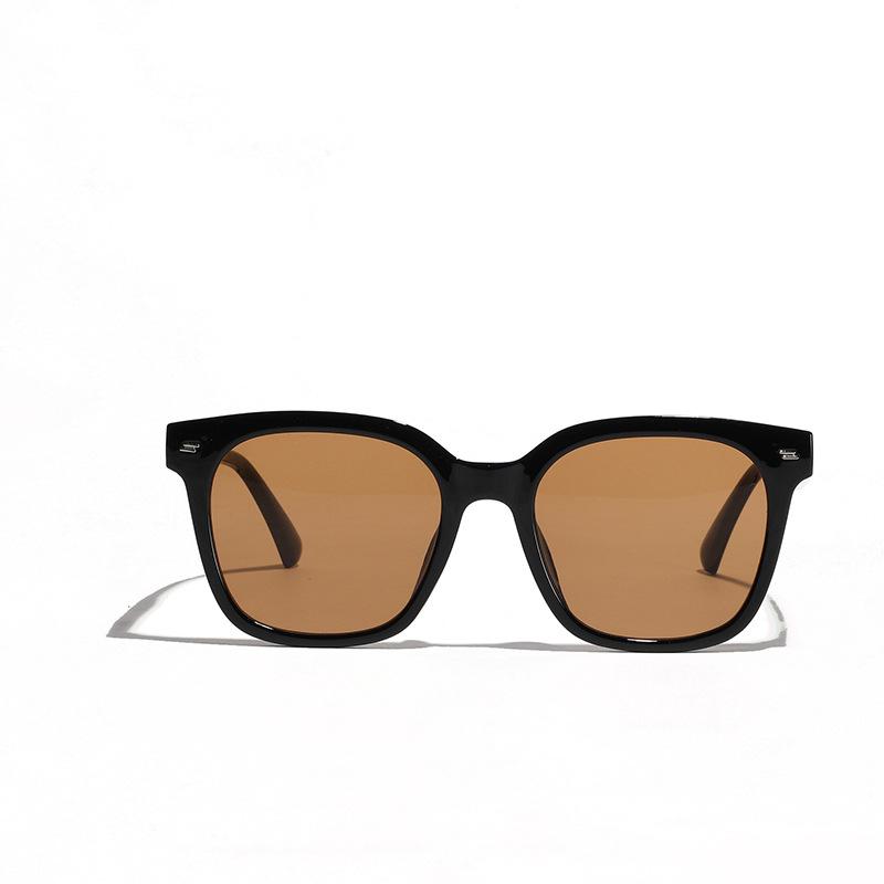 Square Large Frame Hip-Hop Rivet Glasses Frame Sunglasses Men, Popular Sunglasses Women