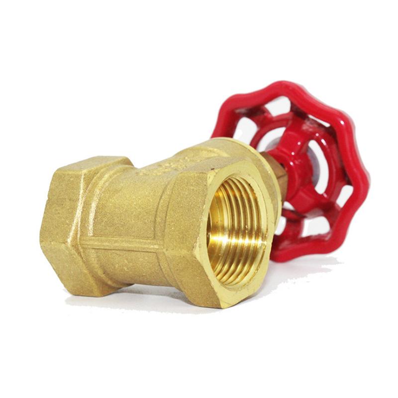 1/2" 3/4" 1" Internal Thread Brass Gate Water Valve Switch Valve Female Thread Brass Gate Valve With Steel Handwheel Gate Valves