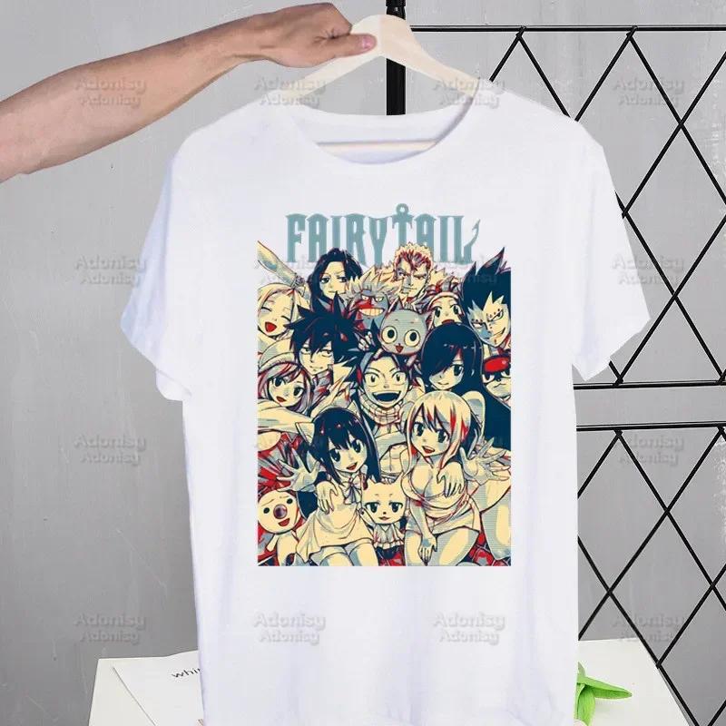 Guild Fairy Tail Ανδρικά T-shirts Αστεία Hip Hop Καλοκαιρινά Γυναικεία Ανδρικά T-shirts Ulzzang Harajuku Καρτούν Anime Natsu Ζώδιο T-Shirt Μπλούζα