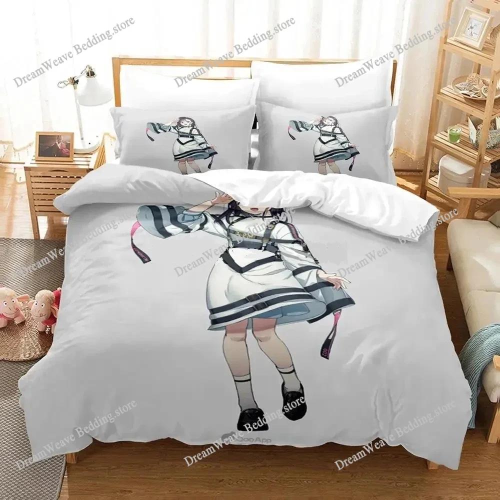MILGRAM Single Double Queen King Size Bedding Set Boys Bedroom Duvet Cover Set 3D Printed Anime Bed Sheet Set Home Textileextile
