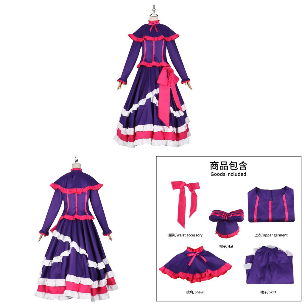 Overlord Shatia Cosplay Dress Vintage Anime Costume For Halloween And Cosplay Events