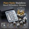 Cubitos de Hielo de Zumo de Fruta Cubitos de Hielo de Acero Inoxidable Bola Juego de Piedras para Whisky Reutilizables