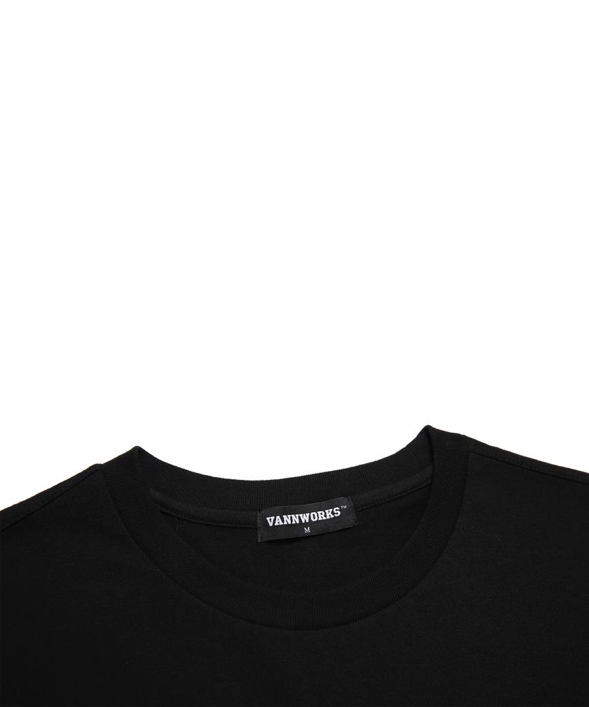 VANNWORKS Chi Chi Oversized Short Sleeve T-Shirt (Vndts243) Black