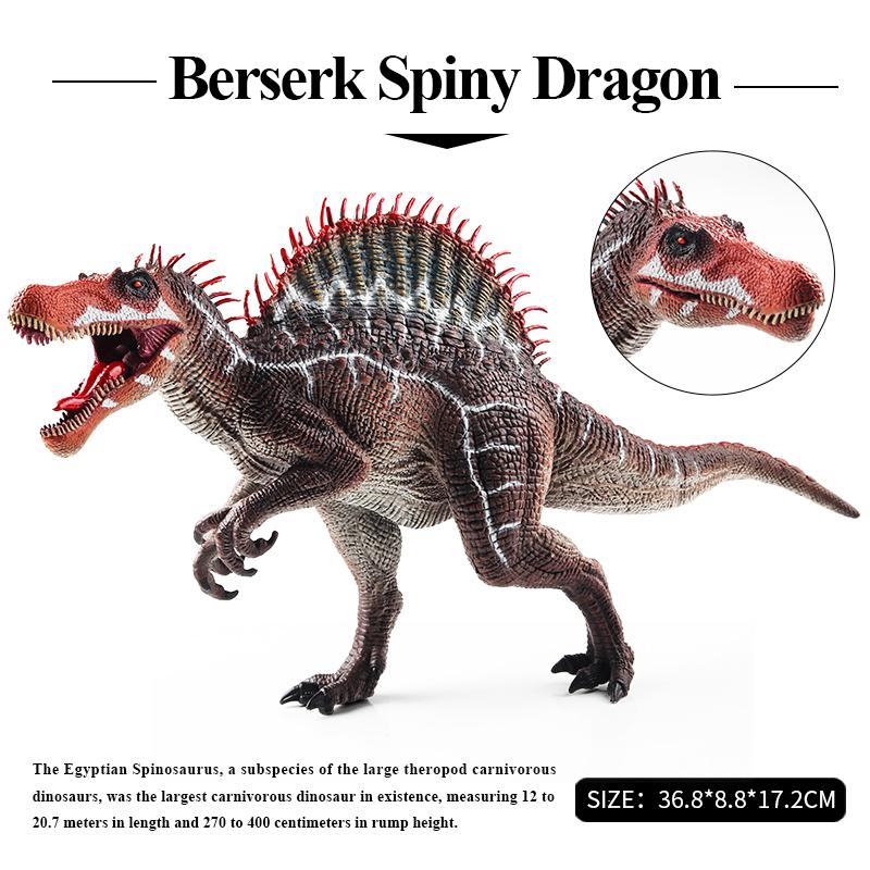 Oenux Jurassic Dinosaur Spinosaurus Indominus Rex Action Figures Open Mouth Tyrannosaurus Animals Model Collection Kid Toy Gift