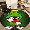 1pc Looney Tunes Marvin The Martian Office Round Area Rug, Under Office Chairs Bedroom Living Room Home Decor A1022297