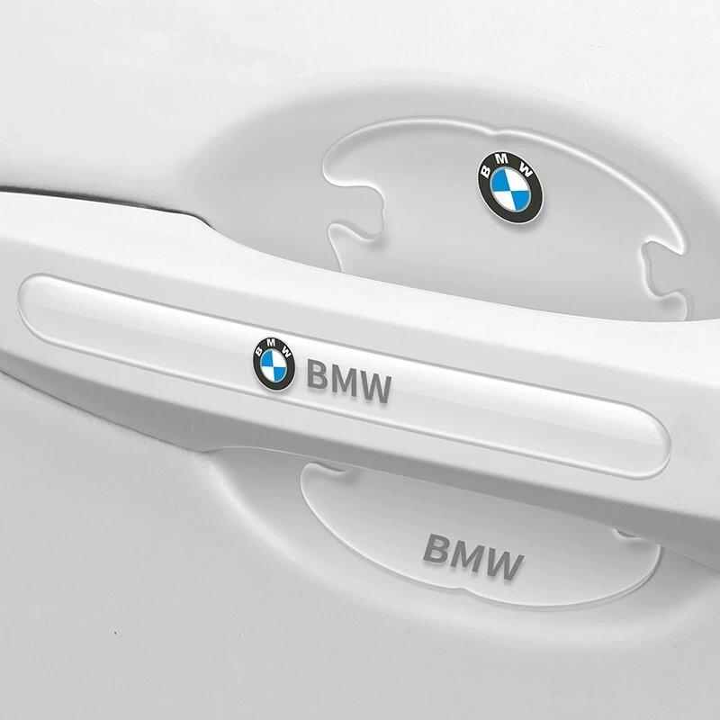 JYPK6 Car Door Bowl Handle Protector Stickers Transparent Anti-scratch Film For BMW E36 E39 E46 E60 E90 E90 F01 F10 F30 E93 G01 G20