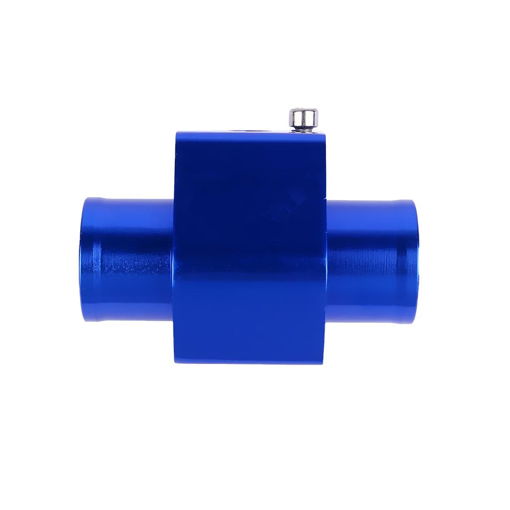 Blue Water Temp Temperature Joint Pipe Gauge Radiator Hose Adapter