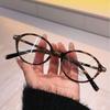 Stylish Oval Lightweight Unisex Glasses: Versatile Myopia-Compatible Soft TR Frame