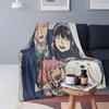 Spy X Family Cartoon Kawaii Anya Anime Decke Weiche Warme Flanell Überwurfdecke Bettwäsche für Wohnzimmer Picknick Reise Zuhause Sofa