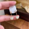 Minimalist Heart Pearl Tassel Earrings - Elegant, Sweet, High-End Versatile Fashion for Women