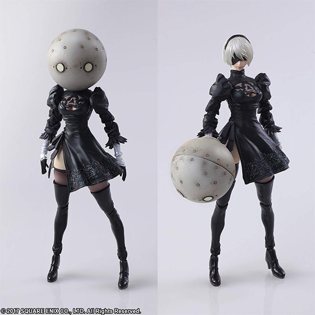 Bring Arts 2B Machine Lifeform aus PVC bemalter beweglicher Figur NieRAutomata & (Satz 2)