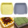 9 Inch Nonstick Square Cake Pan Easy Release Non-Slip High Temperature Resistant Silicone Cake Mold Baking Pan DIY Supplies