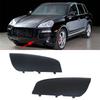 Front Bumper Cover Bumper Tow Hook Cover Black High Reliability Bumper Cover Accessory Brand New Easy Installation