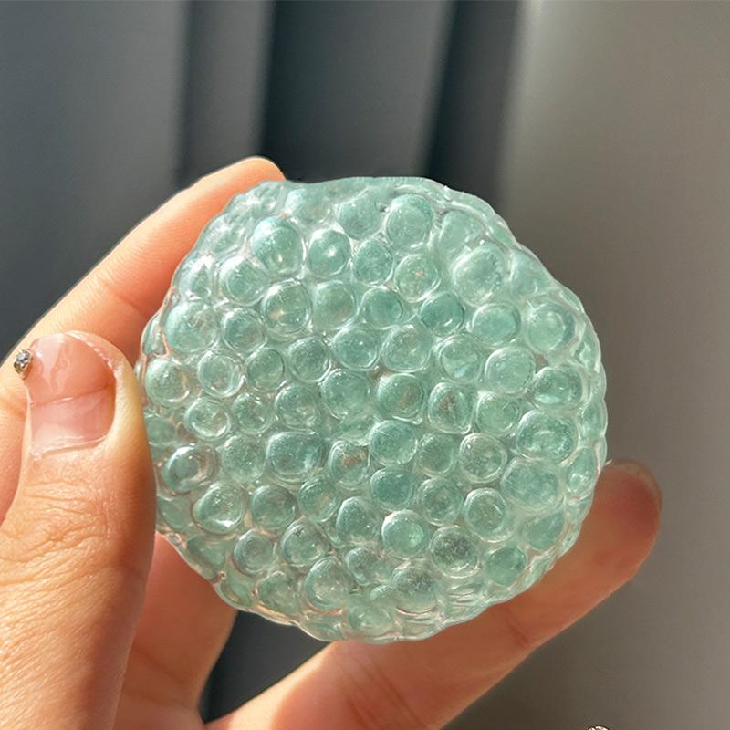 New Style Glass Bead Handmade Ball Toys Pressure Relief Ball Toy Diy High Beauty Stress Relieving Pinching Toy Squeeze Toy Gifts