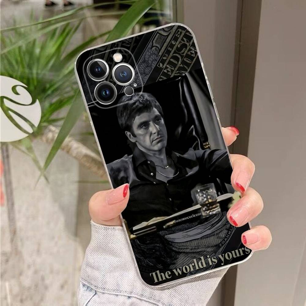 Film Scarface Tony Montana Fit For IPhone 16 15 Promax Phone Case IPhone 14 11 12 High End 13 Pro Silicone