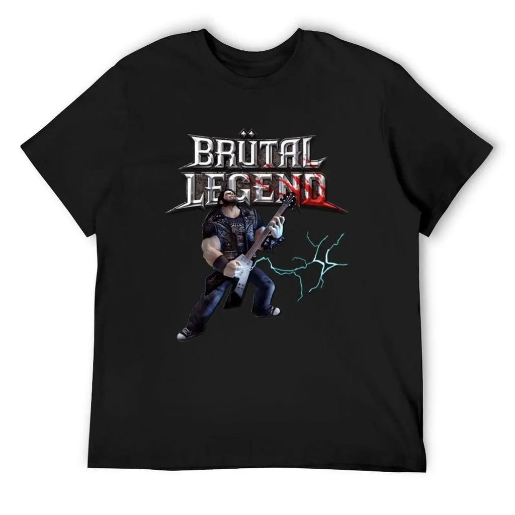 Brutal Legend T-Shirt Herren T-Shirt Vintage T-Shirts Oversize T-Shirt Shirts Grafik Herren Trainingsshirts
