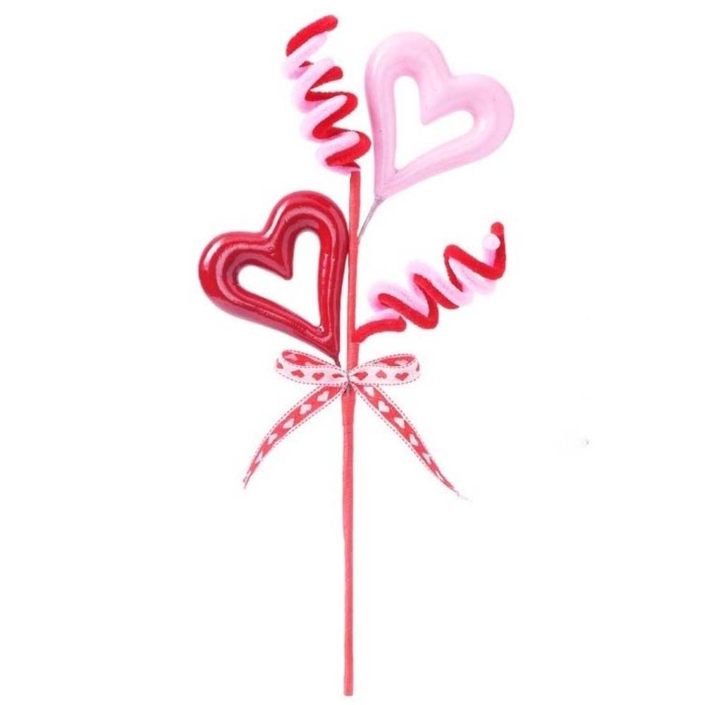 Romantic Heart Bouquet Branch Anti-splash Water Handicraft Artificial Twig Cutting Resin Creative