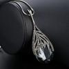 Geometrische Wintermode Lange Halsketten Geschenke Wassertropfenförmiger Schmuck Elegante Pullover Kette Anhänger Halskette Vintage Femme Lange Kette Zubehör