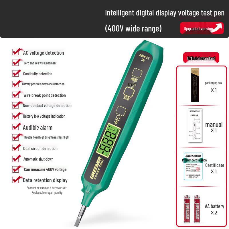 TULX 400V Electrician's Voltage Tester Pen