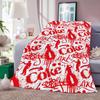 Fashion C-Coca-C-Cola-S Blanket Soft and Skin Friendly For Couch Bed Napping Bedspread All Seasons Comforter