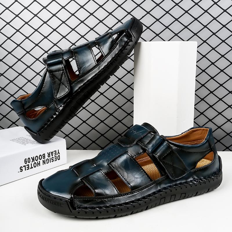 Summer Outdoor Sandals for Men Breathable Hiking Shoes Water Beach Mens Sandals Camping Climbing Aqua Sneaker