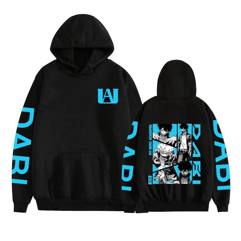 Kaminari Denki My Hero Academia Anime Autumn Winter Hoodie Clothes Bakugo Katsuki Pattern Sweatshirt Unisex Tops