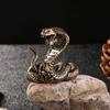 Cobra Small Ornaments Solid Brass Snake Tea Table Antique Small Copper Pieces Copper Carvings Handles Copperware Tea Pets