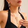 Accessories, Liquid Metal Wind Design Sweet Cool Necklace Necklace Irregular Lava Necklace