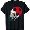 Mexico Football Player Mexican Flag T-Shirt