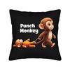 Pillow Cover Punch Monkey Team Punch Monkey Team Punch  Cute Funny Pillow Case For Sofa Car Home Decor Pillowcases