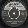 Disque 7 pouces BOBBY VEE - Take Good Care Of My Baby 45HLG9438 London Records, 1961 UK Rock Occasion