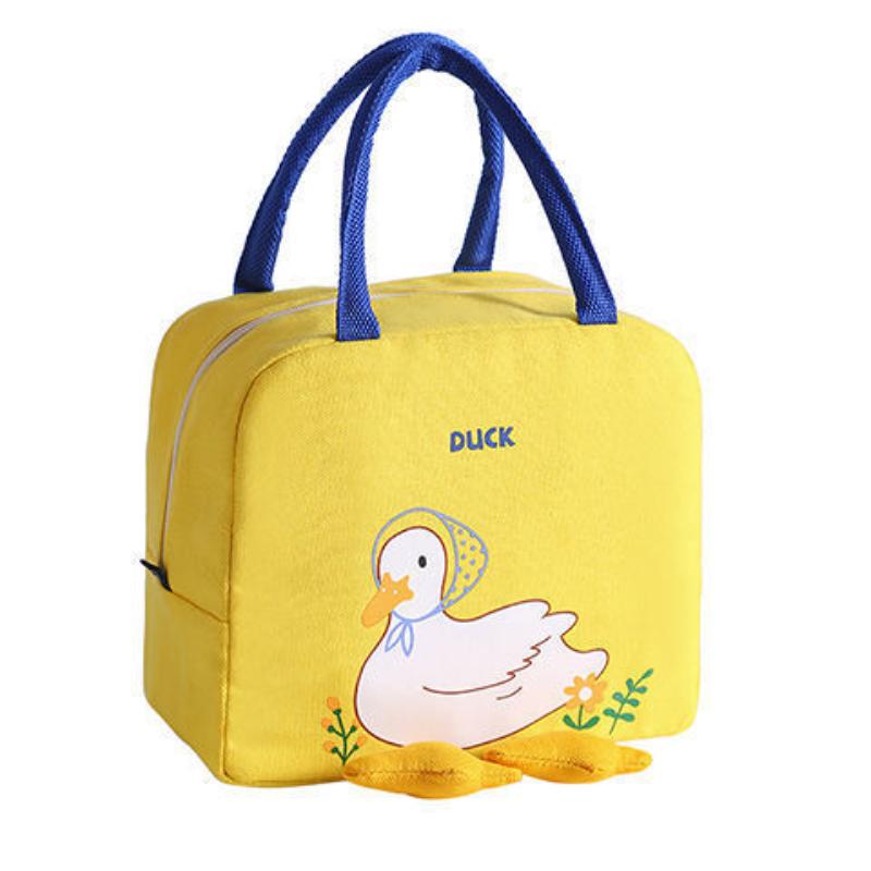 Lunch Bag Lunchbox Bag Handheld Cartoon Bento Bag Multifunctional Insulation Keep Cold Lunch Bag