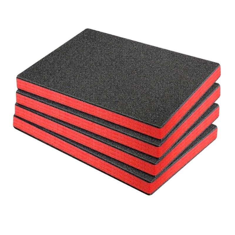 מארז כלים עמיד עם מילוי קצף, חומרים קלים מסוג EPE, עמיד בפני זעזועים, פתרון אחסון, חבילה של 4, פתרון אחסון עם פד קצף
