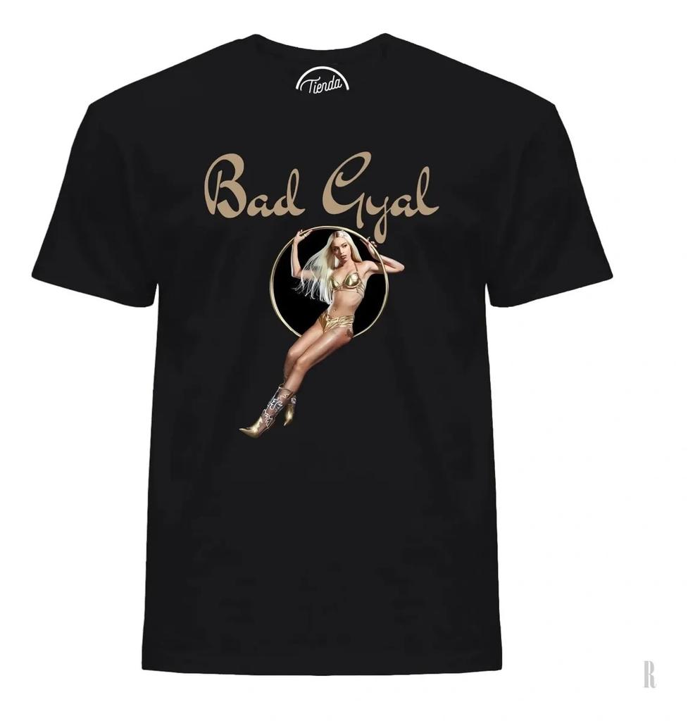 Singer Bad Gyal 2026 World Tour Tshirt Summer New Unisexs Womens Fashion Pure Cotton Oversized Tshirt Street Y2K Style