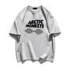 Unisex Arctic Monkeys Kleidung Damen T-Shirt Damen Unisexga Casual Y2k Weißes T-Shirt T-Shirt Kleidung Unisexga Damenbekleidung