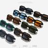 Brand Trendy Square Frame Sunglasses Uv400 Protection Unisex Fashion Sun Glasses For Men Women Luxury Brand Eyepiece
