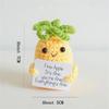 Positive Cute Potato Home Room Decor Mini Handmade Plush Ornament Knitting Wool Yarn Doll Birthday Gifts Room Decorations