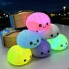 *Kawaii Steamed Bun LED Night Light Cute Dumpling Squishy Silicone Color Changing Bedroom Decorative Lights Gift for Children