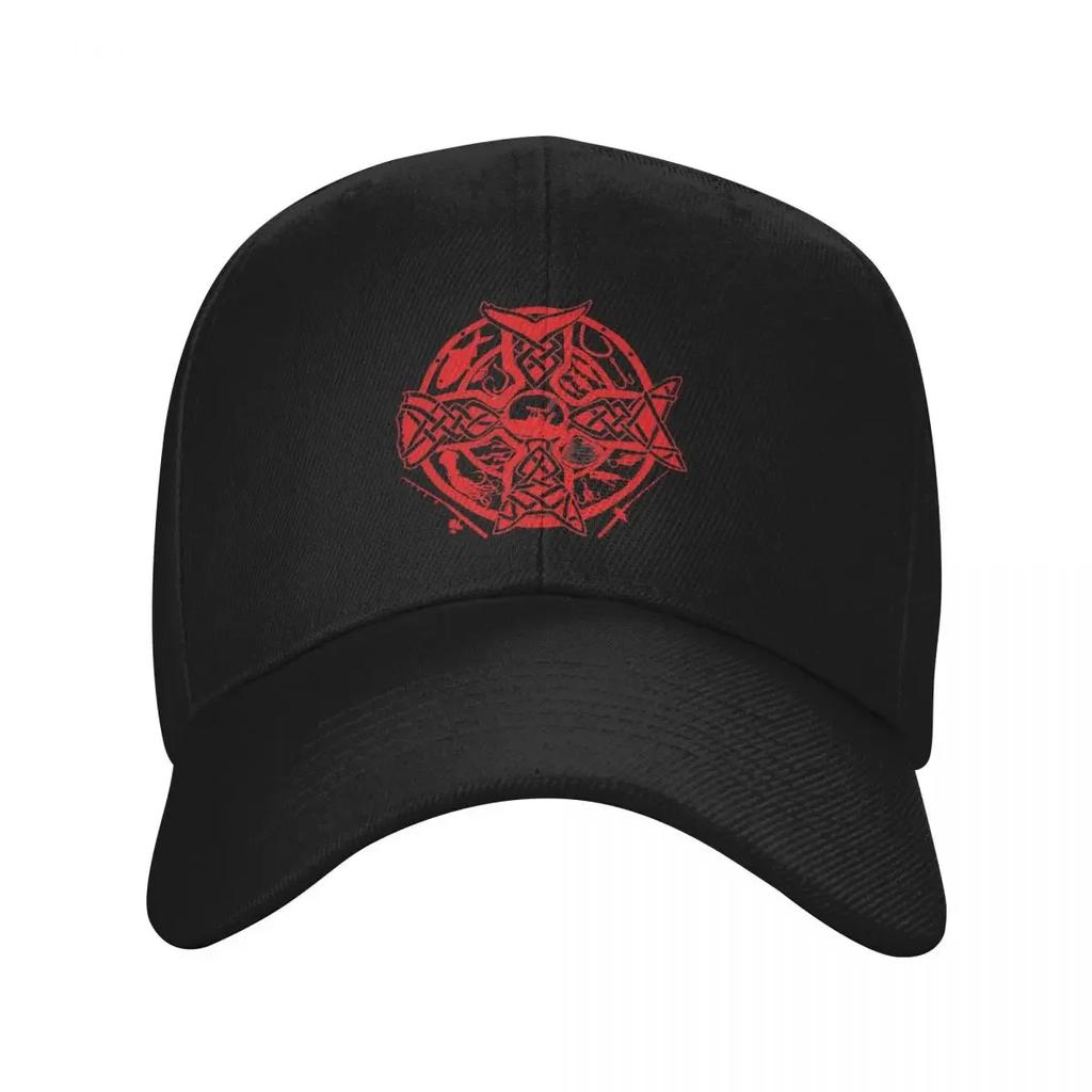 Celtic Fish tail cross with story... Baseball Cap fishing hat fishing caps Unisex Designer Hat Women's Golf Wear Unisex's