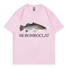 Funny Bomboclat Fish Meme Tshirt High Street Fashion Trend Tshirts Unisex Unisex Fashion Harajuku Kawaii Tshirt Y2K Clothing
