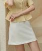 Bye Bye Seop A-Line Mini Skirt Ivory [T42]