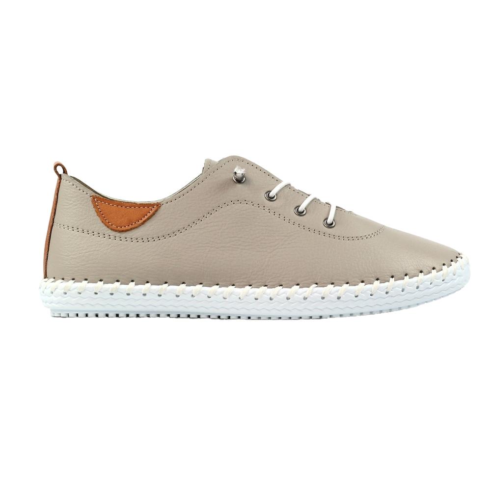 Lunar Damen St Ives Leder-Plimsolls