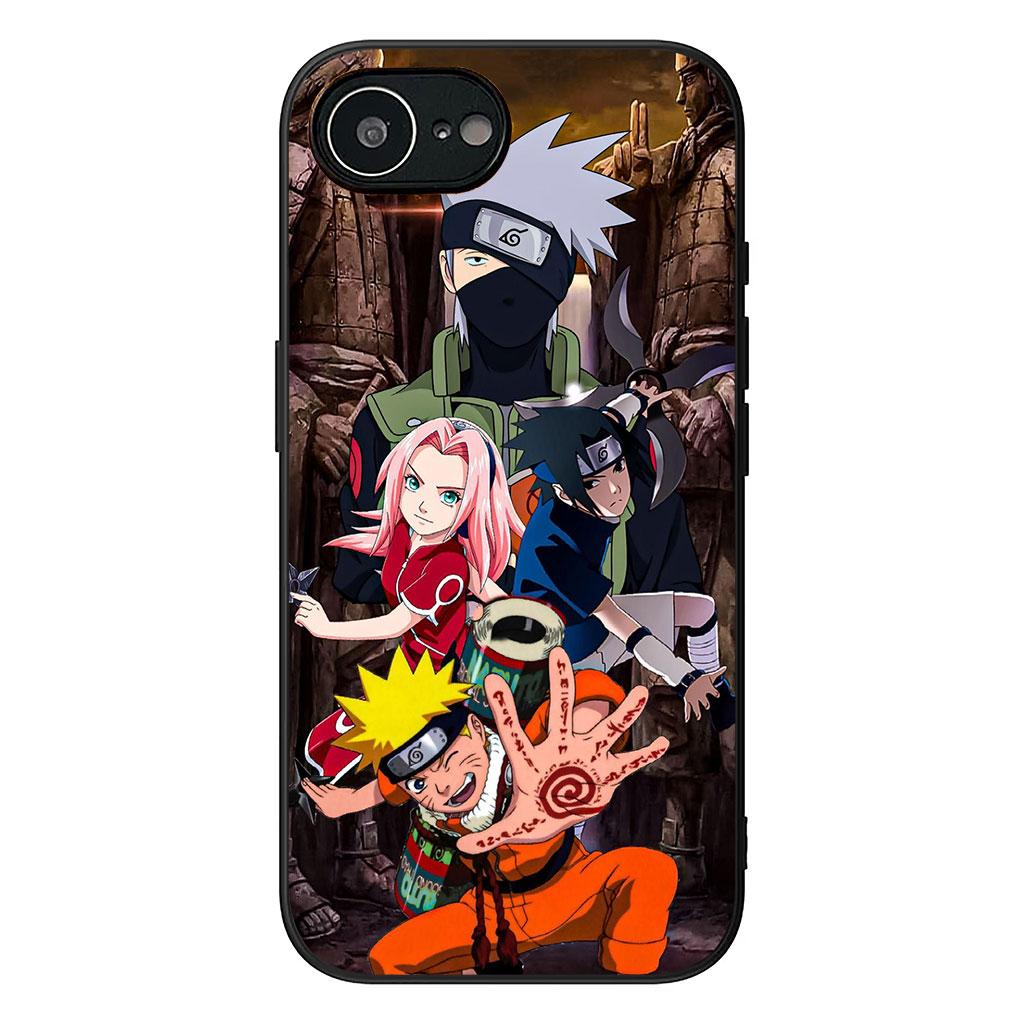 for Samsung Galaxy A36 A17 A26 A07 A35 A54 A53 A13 A33 A34 S8 S9 S20 S21 FE S10 Plus Case Kakashi Narutos Sasuke Haruno Sakura
