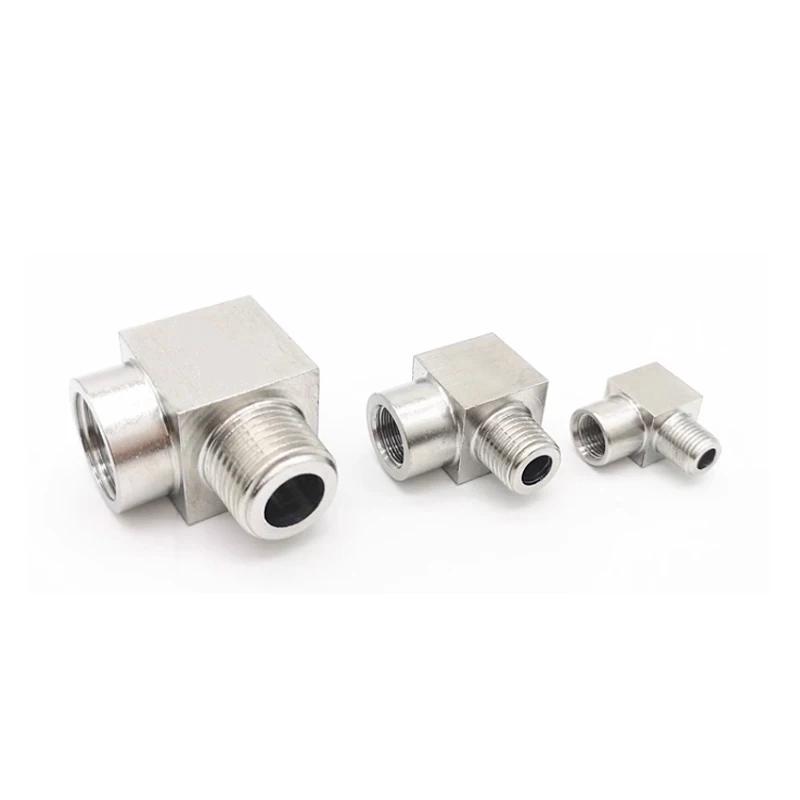 1 PC of High Presssue 1/8" 1/4" 3/8" 1/2" 3/4" 1" Female Male Elbow Angle 90 Degree Coupler 304 Stainless Pipe Fitting Water Gas