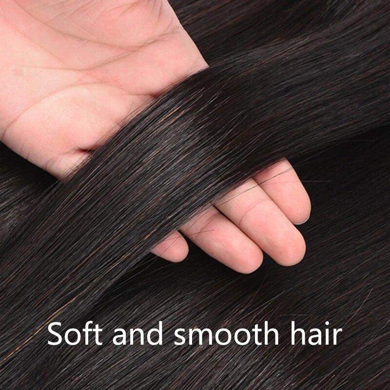 PAGEUP Synthetic 3D Bangs 25CM Invisible Seamless Head Hair Air Bangs Overhead Natural Invisible Increase Hair Volume