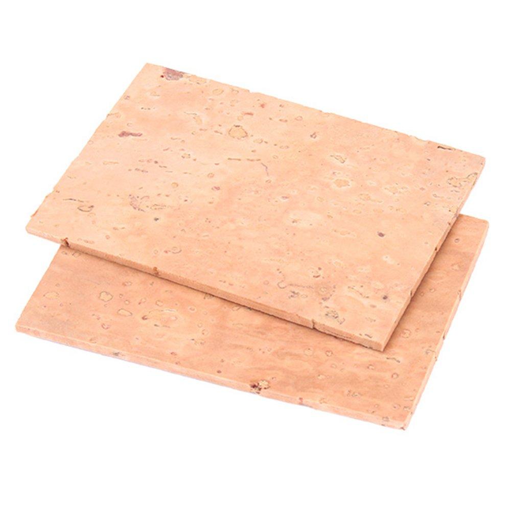 Yibuy 10-Pack 2mm Natural Cork Soprano Tenor Saxophone Neck Cork Sheets