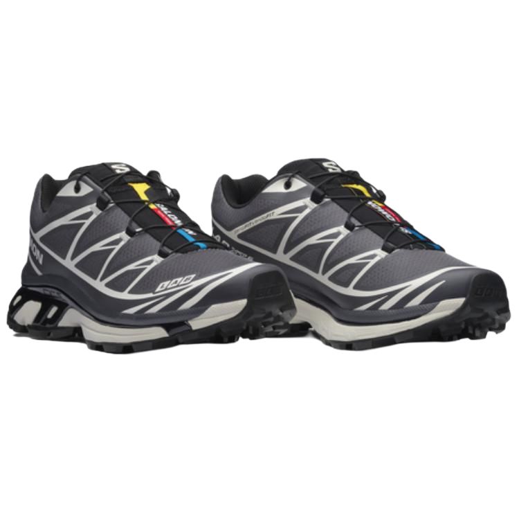 SALOMON XT-6 Noir Asphalte Castlerock Baskets Homme Gris L47989500